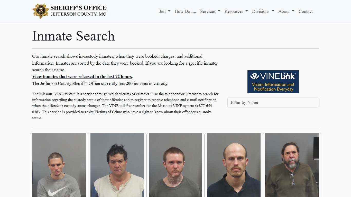 Inmate Search | Jefferson County Sheriff's Office